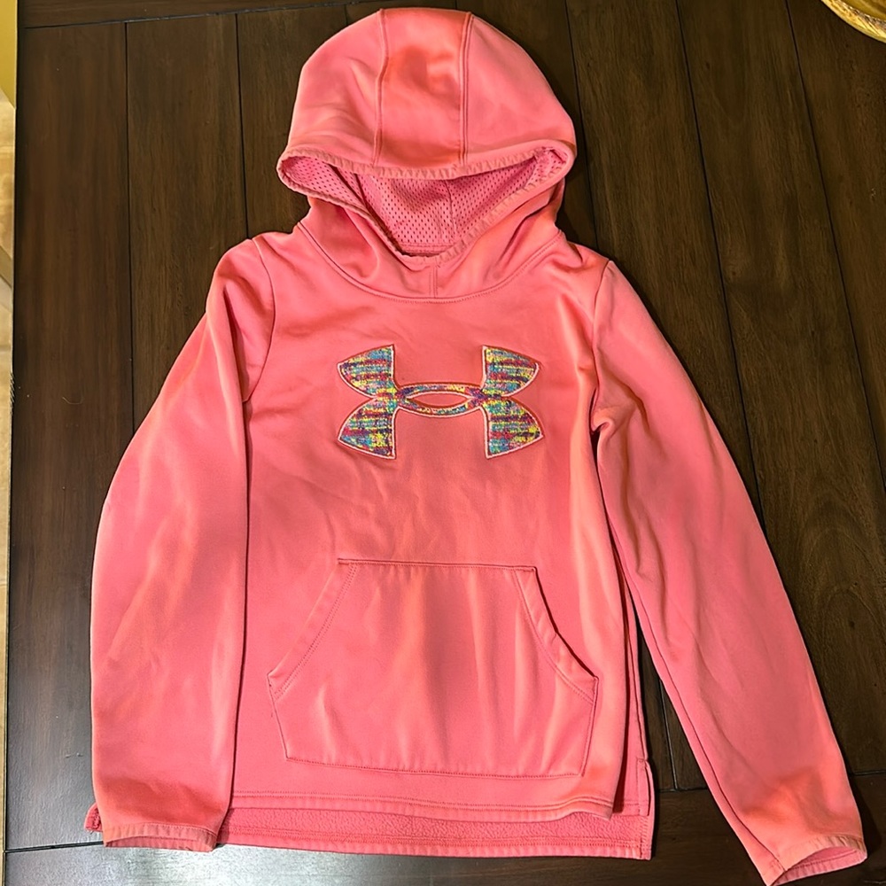Under Armour youth sweatshirt size YM in pink